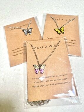 🦋For Butterfly Lovers boho adjustable dreamy necklace w prairie country vibe